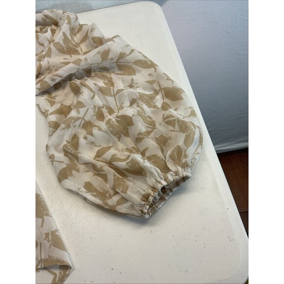 Lot Of 2 Cabi Blouses Sheer long‎ sleeve Floral Office Size MED 4156, 731 - Picture 12 of 16